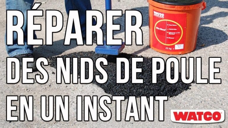 (nid de poule): Réparez vos nids de poule instantanément | Enrobé à froid pour bitume | Watco|nid de poule,Réparez vos nids de poule instantanément | Enrobé à froid pour bitume | Watco